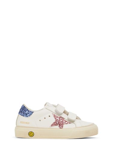 Sneakers May School De Piel Laminada - GOLDEN GOOSE - Modalova