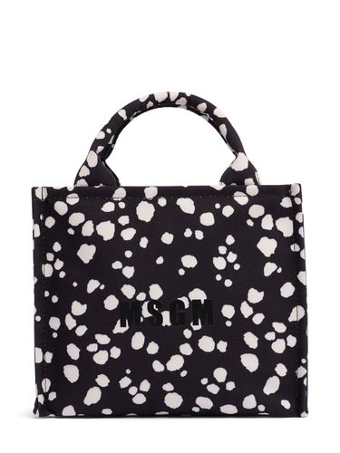 Kleine Tote Aus Druck Mit-monogramm - MSGM - Modalova