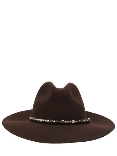 Golden Fedora Felt Hat - GOLDEN GOOSE - Modalova