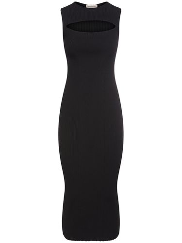 Ribbed Stretch Viscose Dress - ALEXANDER MCQUEEN - Modalova