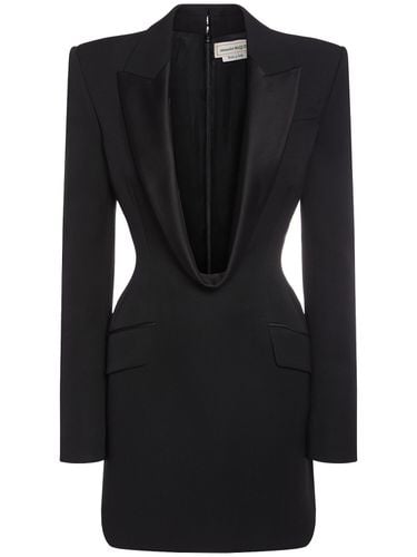 Grain De Poudre Mini Dress - ALEXANDER MCQUEEN - Modalova