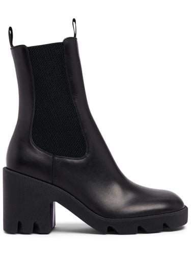 Mm Lf Stride Leather Chelsea Boots - BURBERRY - Modalova