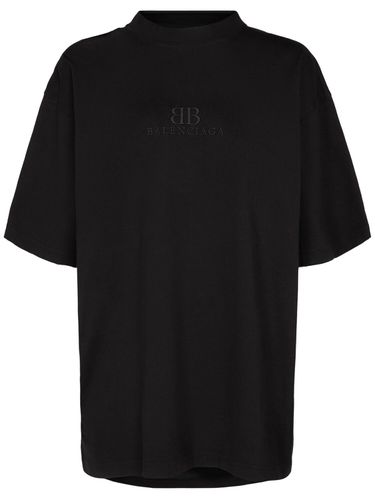 T-shirt In Jersey Destroyed - BALENCIAGA - Modalova