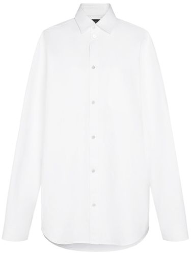 Camisa De Popelina De Algodón - BALENCIAGA - Modalova