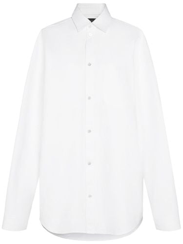 Outerwear Cotton Poplin Shirt - BALENCIAGA - Modalova