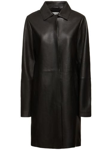 Gilo Leather Midi Coat - LOULOU STUDIO - Modalova