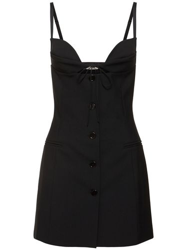 Tailored Buttoned Bra Dress - NENSI DOJAKA - Modalova