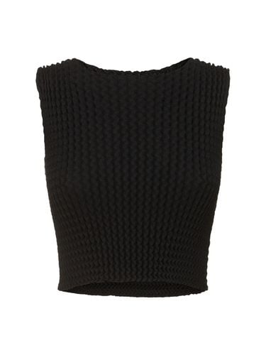 Pleated Sleeveless Crop Top - ISSEY MIYAKE - Modalova