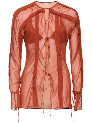 Camicia Maniche Lunghe Trasparente - CHRISTOPHER ESBER - Modalova