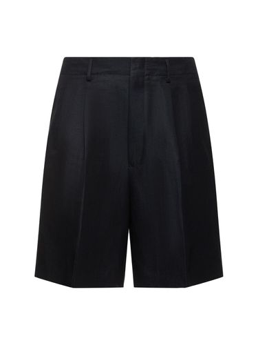 Shorts Joetsu In Lino E Seta Con Pinces - LORO PIANA - Modalova