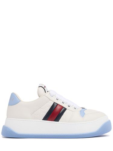 Mm Hohe Ledersneakers „screener“ - GUCCI - Modalova