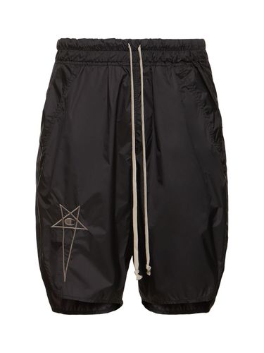 Shorts Aus Nylon Mit Logo - RICK OWENS - Modalova