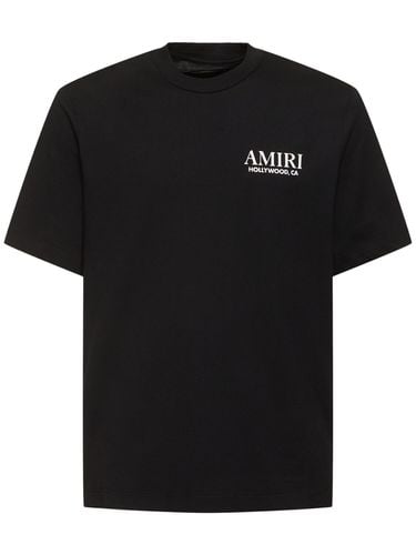 T-shirt Aus Baumwolle Mit Knochendruck - AMIRI - Modalova