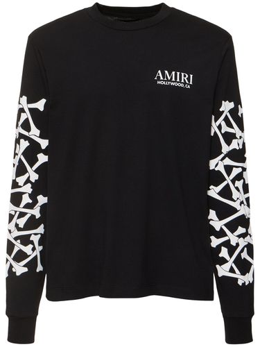 Langarm-shirt Aus Baumwolle Mit Druck - AMIRI - Modalova