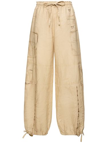 Pantalones Cargo De Algodón Y Lino - ACNE STUDIOS - Modalova