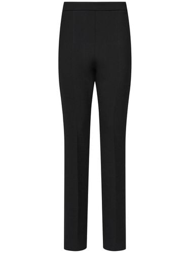 Hochtaillierte Hose Aus Viskosemischung - SPORTMAX - Modalova