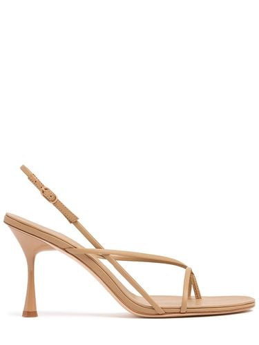 Mm Wishbone Leather Sandals - STUDIO AMELIA - Modalova