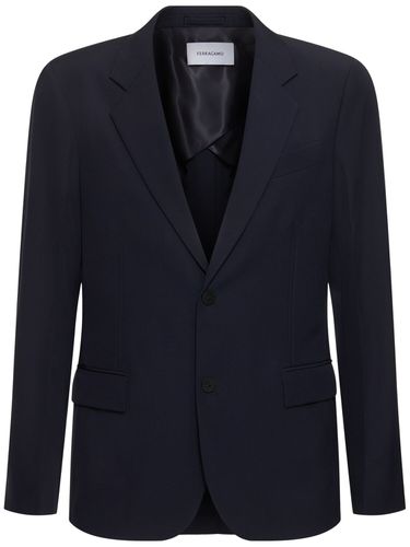 Blazer De Lana - FERRAGAMO - Modalova