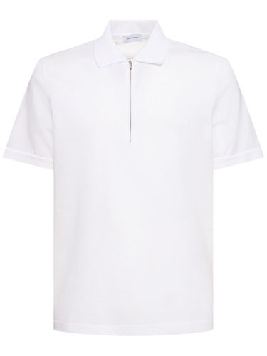 Camiseta Polo De Algodón Piqué - FERRAGAMO - Modalova