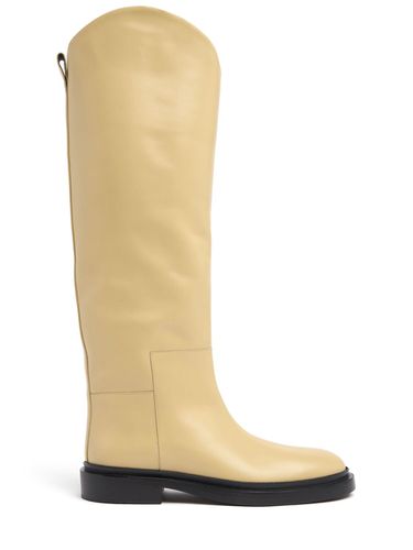 Mm Leather Riding Boots - JIL SANDER - Modalova