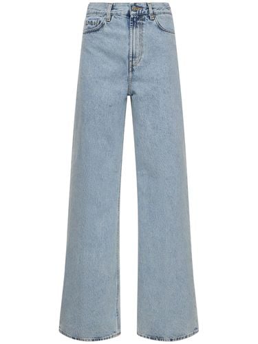 Organic Denim Wide Jeans - TOTEME - Modalova