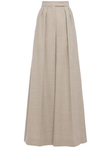 Entrata Wool Wide Pants - MAX MARA - Modalova