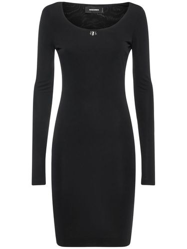 Kurzes Kleid Aus Viskosejersey - DSQUARED2 - Modalova