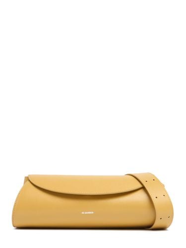 Small Cannolo Leather Shoulder Bag - JIL SANDER - Modalova