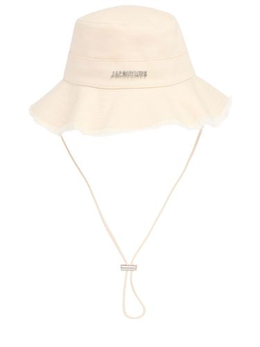 Cappello Le Bob Artichaut In Cotone Con Logo - JACQUEMUS - Modalova