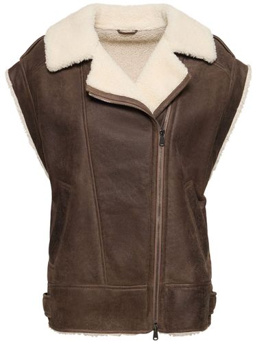 Chaqueta De Ante Y Shearling - BRUNELLO CUCINELLI - Modalova