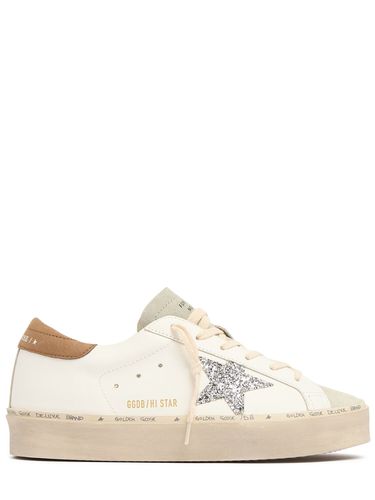 Mm Hohe Leder-sneakers „hi Star“ - GOLDEN GOOSE - Modalova