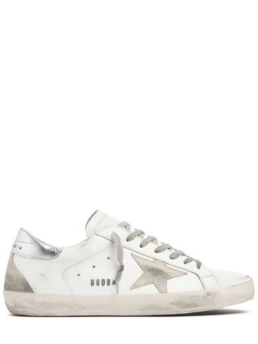 Sneakers Super Star De Piel Y Ante - GOLDEN GOOSE - Modalova