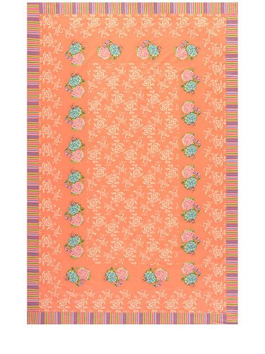 Kandem Queen Peach Cotton Tablecloth - LISA CORTI - Modalova