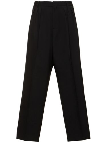 Pantaloni Sartoriali In Lana Con Pinces - KENZO PARIS - Modalova