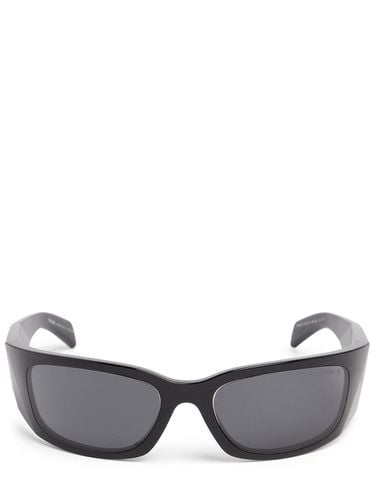 Square Acetate Sunglasses - PRADA - Modalova