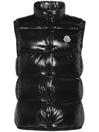 Piumino Smanicato Badia In Nylon Laqué - MONCLER - Modalova