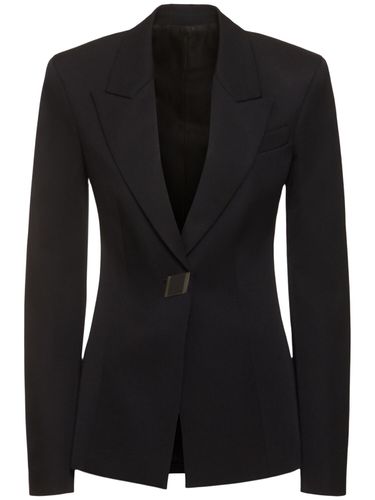 Blazer Aus Gabardine - THE ATTICO - Modalova