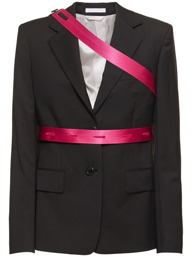 Blazer De Lana - HELMUT LANG - Modalova