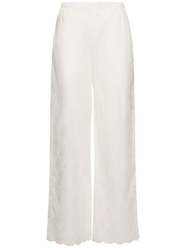 Dulche Cotton Wide Pants - LOULOU STUDIO - Modalova