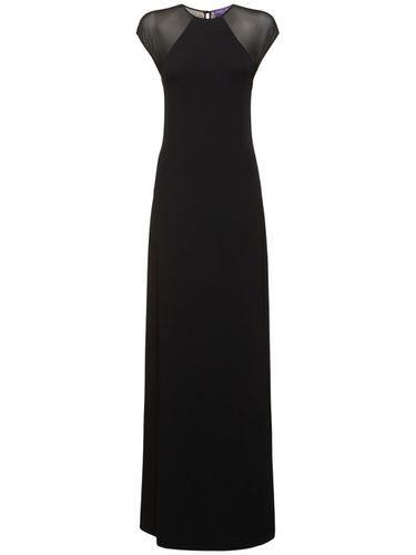 Sheer Viscose Sleeveless Maxi Dress - RALPH LAUREN COLLECTION - Modalova