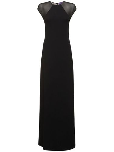 Vestito Maxi Smanicato In Viscosa Trasparente - RALPH LAUREN COLLECTION - Modalova