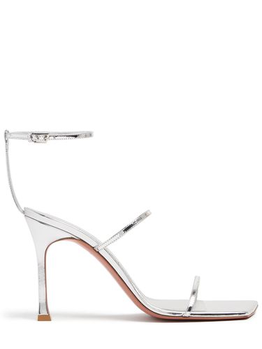 Mm Maya Mirror Leather Sandals - AMINA MUADDI - Modalova