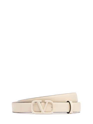 Cm V Logo Signature Leather Belt - VALENTINO GARAVANI - Modalova