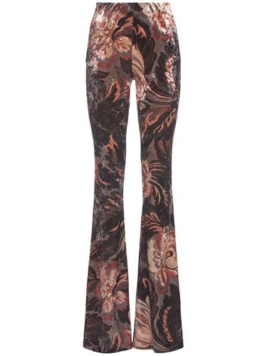 Pantalones Acampanados De Jersey - ETRO - Modalova