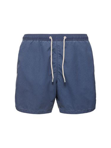 Ultraleichte Badeshorts Aus Technostoff Mit Druck - MC2 SAINT BARTH - Modalova