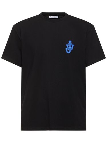 Anchor Logo Cotton T-shirt - JW ANDERSON - Modalova