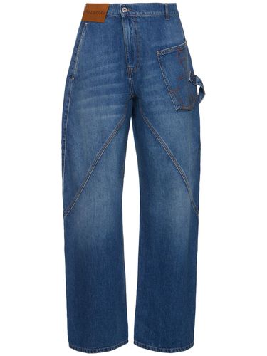 Twisted-jeans Aus Denim - JW ANDERSON - Modalova