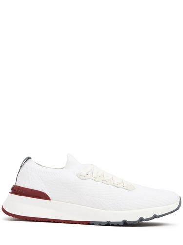 Sneakers Low Top In Cotone - BRUNELLO CUCINELLI - Modalova