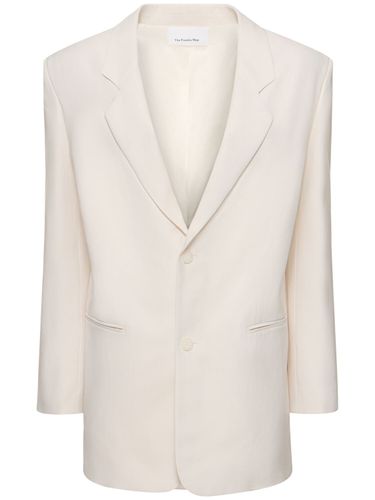 Blazer De Viscosa Y Lino - THE FRANKIE SHOP - Modalova