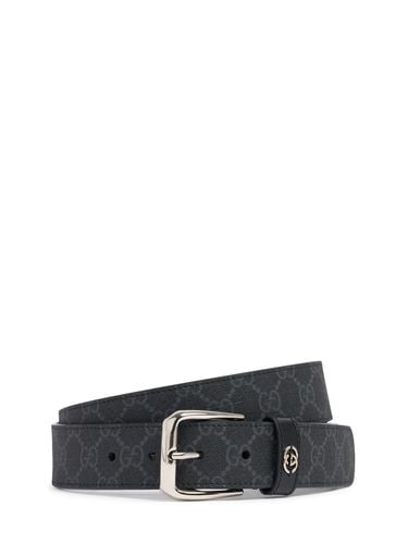 Cinturón De Algodón 3.5cm - GUCCI - Modalova